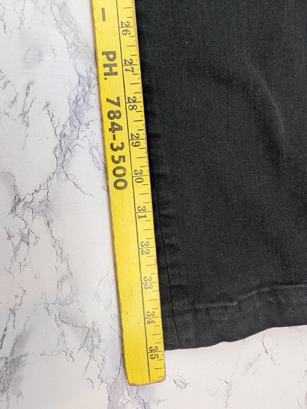 Lauren Ralph Lauren Sz 10 Modern Straight Curvy Black Jeans - Picture 11 of 12